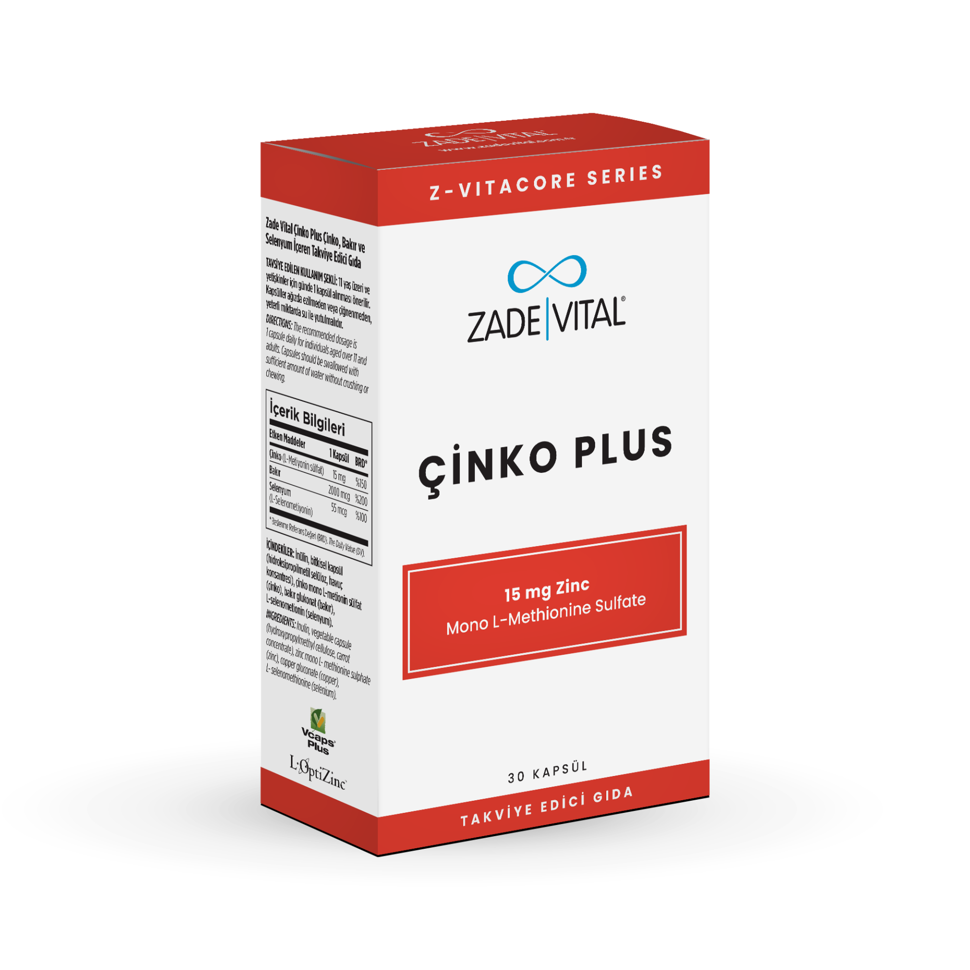 Zade Vital Çinko Plus