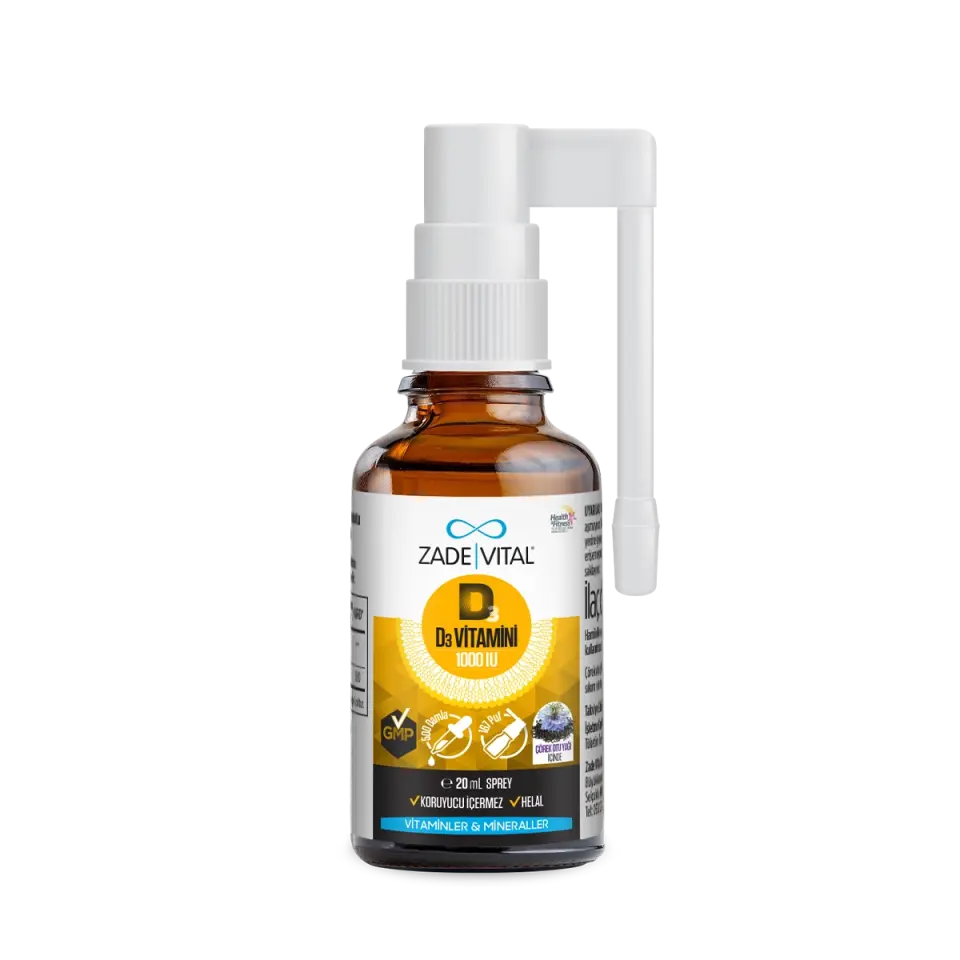 Zade Vital D3 Vitamini + Çörek Otu Yağı