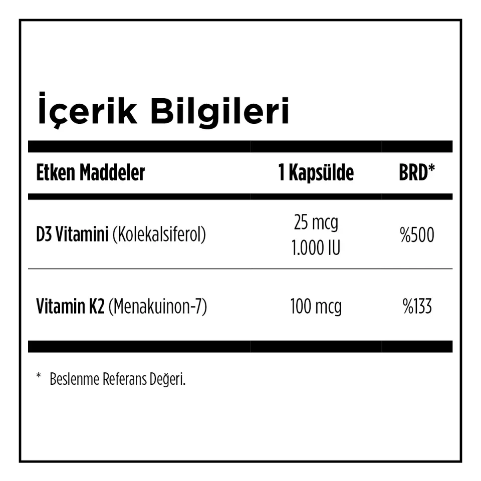 Zade Vital Vitamin D3 + K2