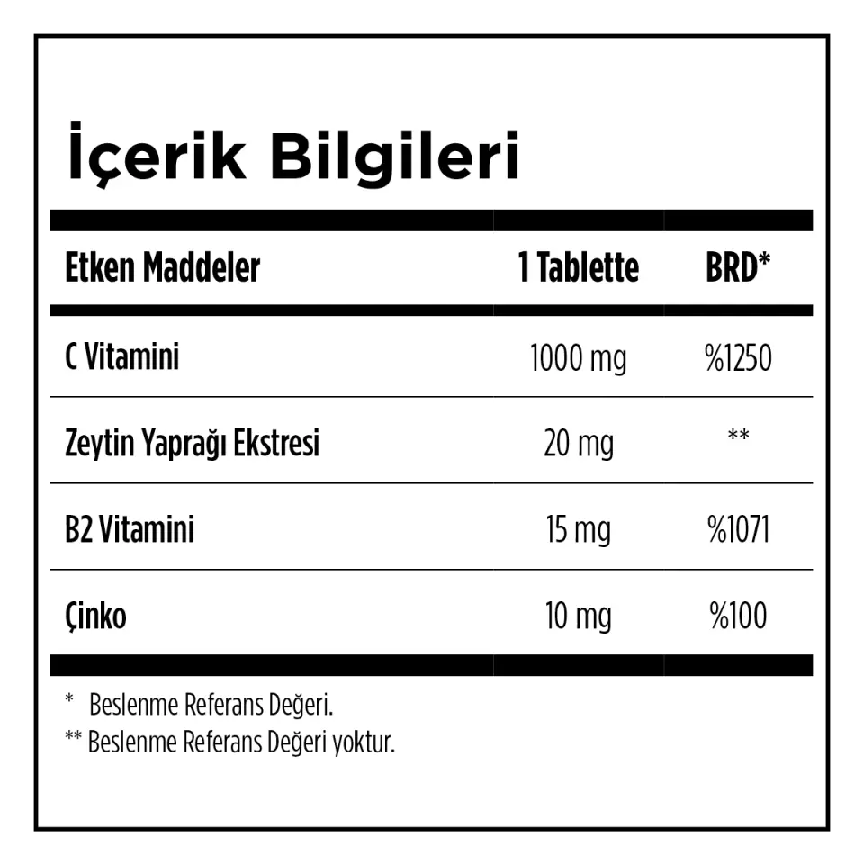 Zade Vital Efervesan C Vitamini