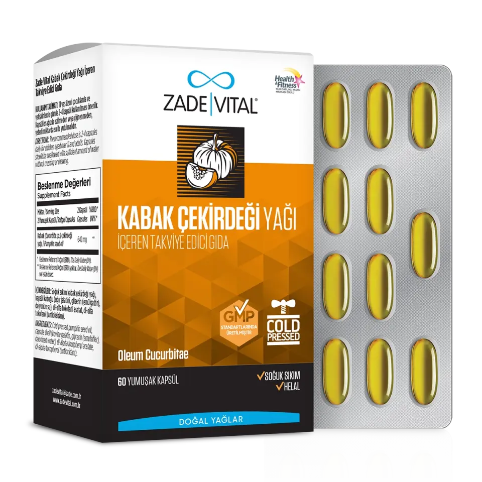Zade Vital Kabak Çekirdeği Yağı