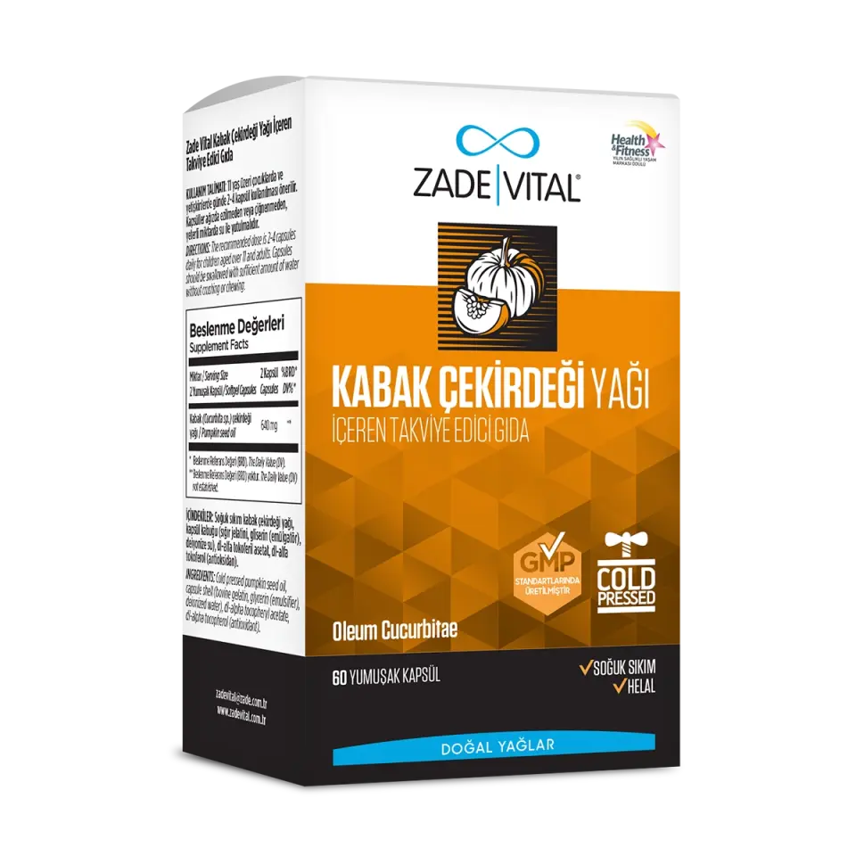 Zade Vital Kabak Çekirdeği Yağı