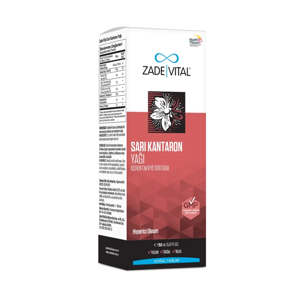 Zade Vital Sarı Kantaron Yağı