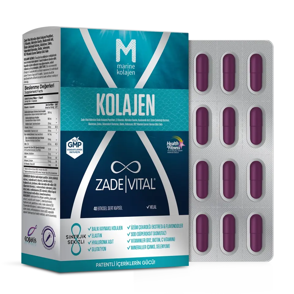 Zade Vital Marine Kolajen Kapsül