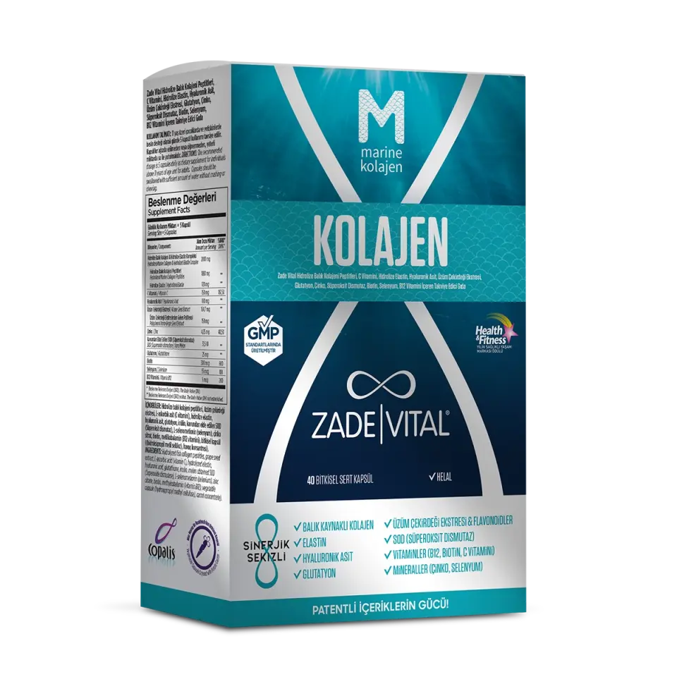 Zade Vital Marine Kolajen Kapsül