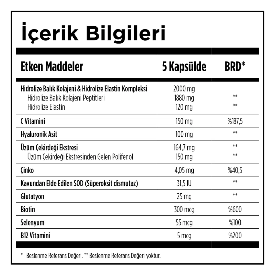 Zade Vital Marine Kolajen Kapsül