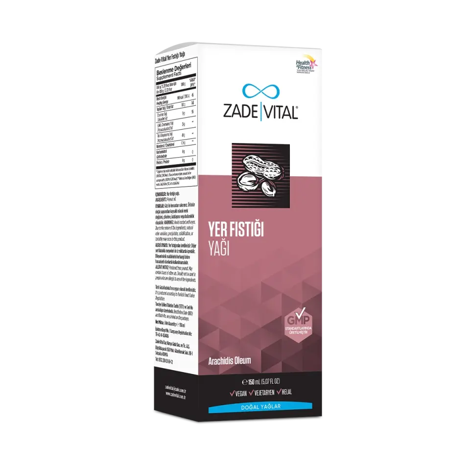 Zade Vital Yer Fıstığı Yağı 150 ml