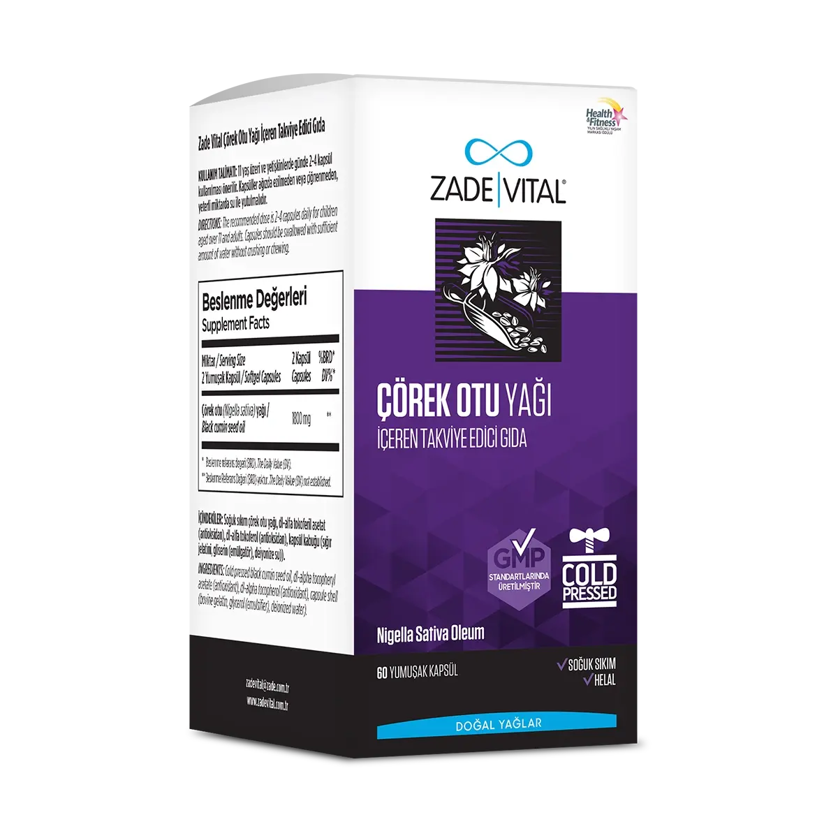 Zade Vital Black Seed Oil Capsule